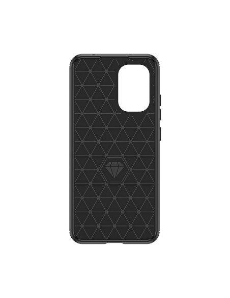 Carbon Case silikoninis dėklas, skirtas Nokia X30 - juodas Carbon Case silikoninis dėklas, skirtas Nokia X30 - juodas