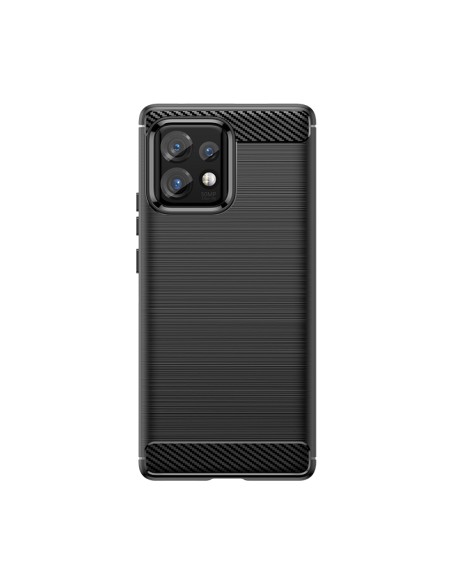 Carbon Case silikoninis dėklas, skirtas Motorola Edge 40 Pro - juodas Carbon Case silikoninis dėklas, skirtas Motorola Edge 40 Pro - juodas