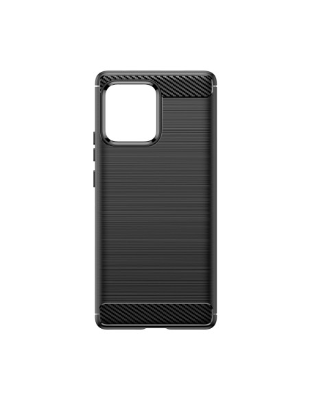 Carbon Case silikoninis dėklas, skirtas Motorola Edge 40 Pro - juodas Carbon Case silikoninis dėklas, skirtas Motorola Edge 40 Pro - juodas