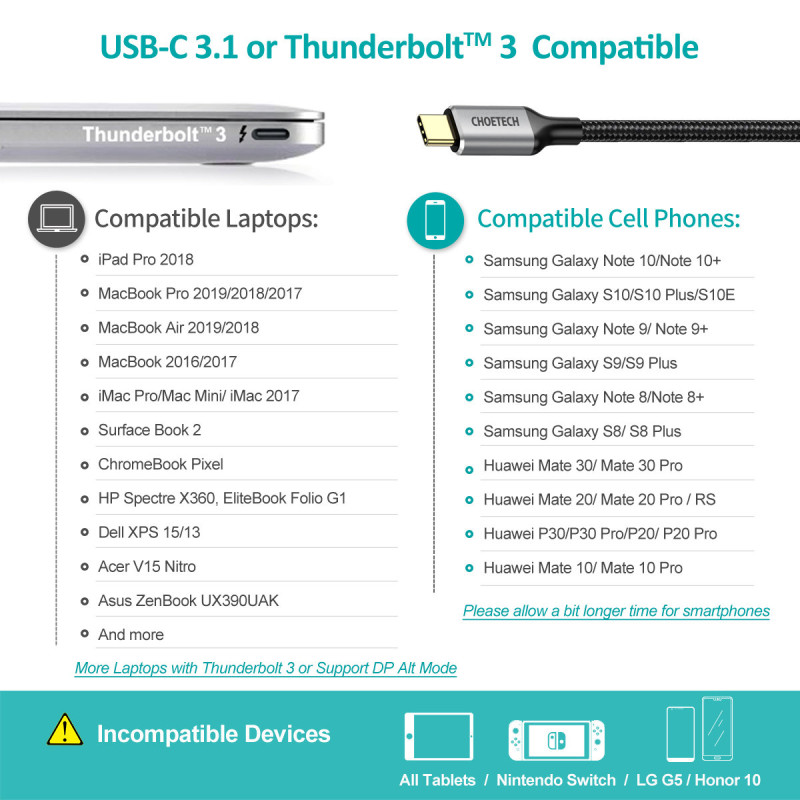 Adapteris HUB USB Type C - HDMI 2.0 + HDMI kabelis 2m pilkas