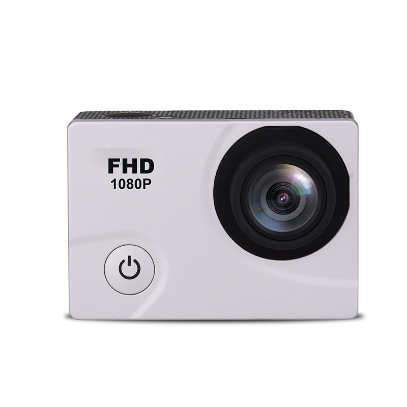 DV2400 Full HD Wi-Fi 12Mpx sportinė kamera, atspari vandeniui, plataus kampo + priedai – balta