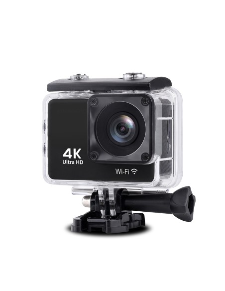 DV8500 4K Wi-Fi 16Mpx sportinė kamera, vandeniui atspari plataus kampo + priedai - juodi DV8500 4K Wi-Fi 16Mpx sportinė kamera, vandeniui atspari plataus kampo + priedai - juodi