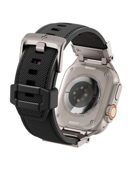 Spigen Durapro Armor dirželis, skirtas Apple Watch 4/ 5/ 6/ 7/ 8/ 9/ SE/ Ultra (42/ 44/ 45/ 49 mm) - juodas Spigen Durapro Armor dirželis, skirtas Apple Watch 4/ 5/ 6/ 7/ 8/ 9/ SE/ Ultra (42/ 44/ 45/ 49 mm) - juodas