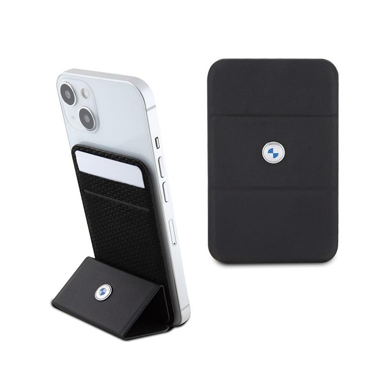 BMW MagSafe Signature Collection magnetinė piniginė - juoda
