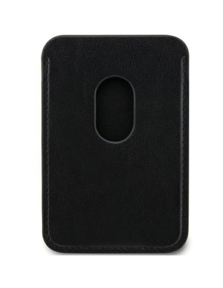 Ferrari MagSafe Leather 2023 Collection magnetinė piniginė - juoda Ferrari MagSafe Leather 2023 Collection magnetinė piniginė - juoda