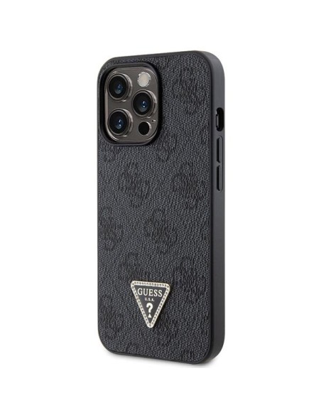 Guess Crossbody 4G Metal Logo dėklas skirtas iPhone 13 Pro / iPhone 13 - juodas Guess Crossbody 4G Metal Logo dėklas skirtas iPhone 13 Pro / iPhone 13 - juodas