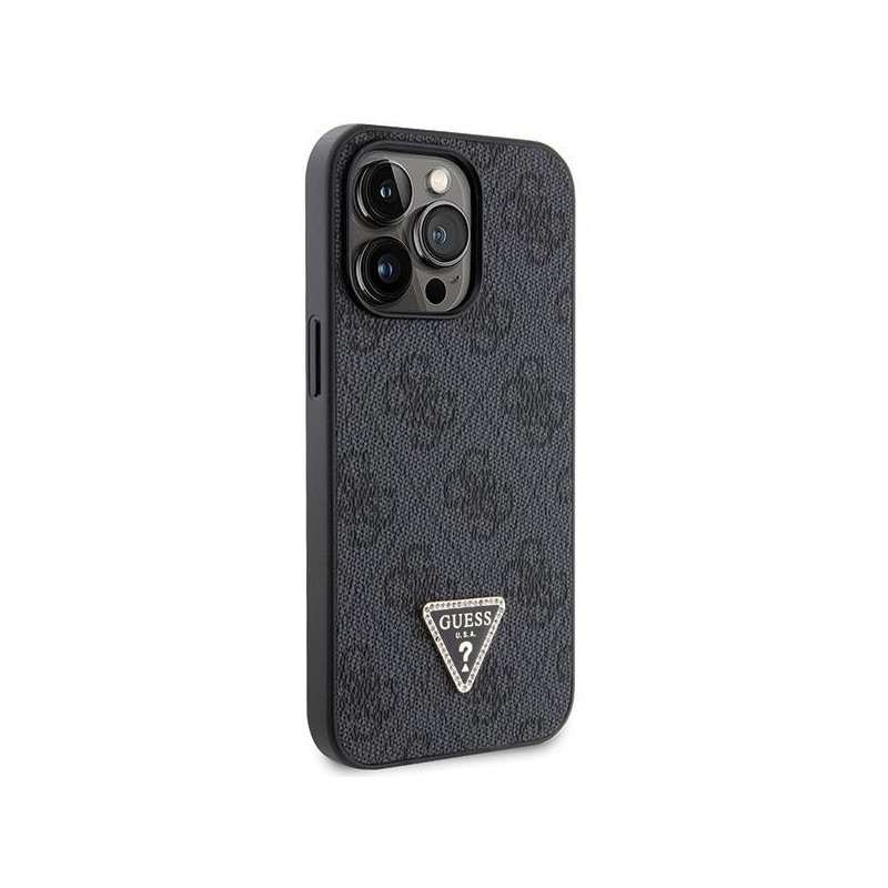 Guess Crossbody 4G Metal Logo dėklas skirtas iPhone 13 Pro / iPhone 13 - juodas
