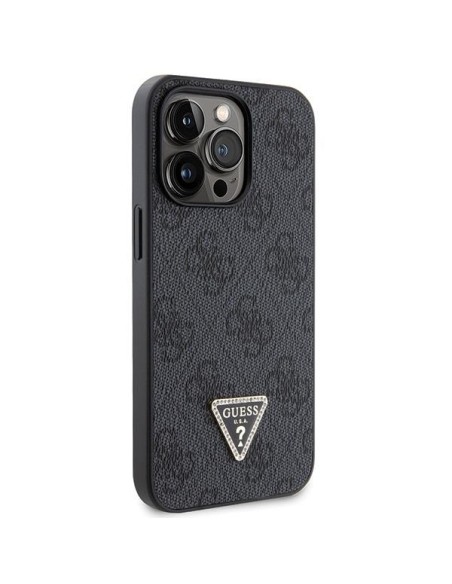 Guess Crossbody 4G Metal Logo dėklas skirtas iPhone 13 Pro / iPhone 13 - juodas Guess Crossbody 4G Metal Logo dėklas skirtas iPhone 13 Pro / iPhone 13 - juodas