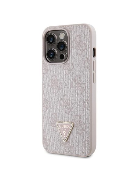 Guess Crossbody 4G metalinis logotipo dėklas, skirtas iPhone 13 Pro / iPhone 13 – rožinis Guess Crossbody 4G metalinis logotipo dėklas, skirtas iPhone 13 Pro / iPhone 13 – rožinis