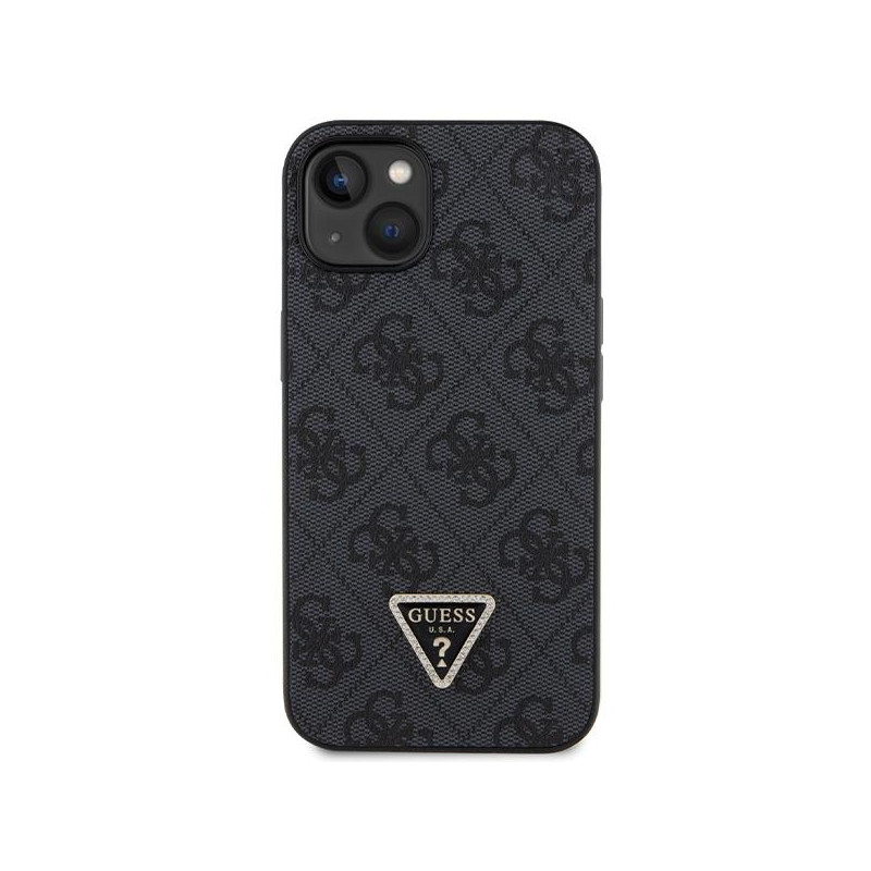 Guess Crossbody 4G Metal Logo dėklas iPhone 13 - juodas