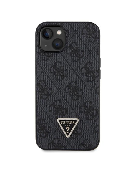 Guess Crossbody 4G Metal Logo dėklas iPhone 13 - juodas Guess Crossbody 4G Metal Logo dėklas iPhone 13 - juodas