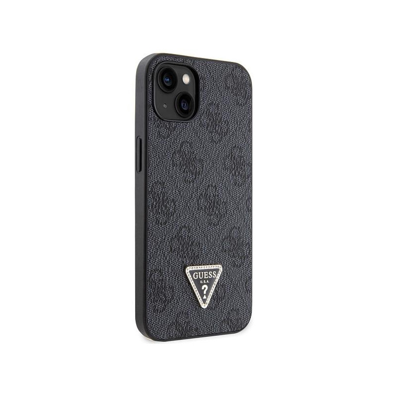 Guess Crossbody 4G Metal Logo dėklas iPhone 13 - juodas