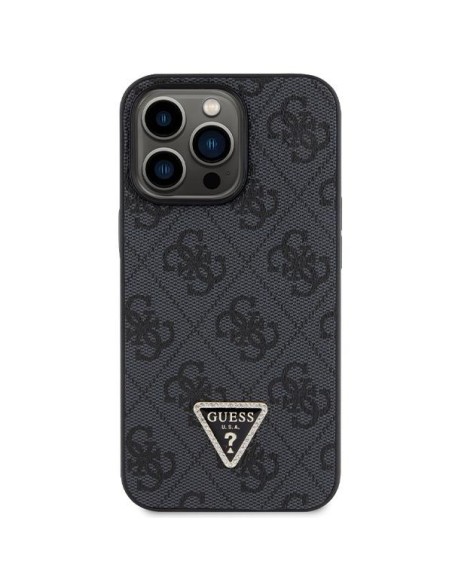 Guess Crossbody 4G Metal Logo dėklas, skirtas iPhone 13 Pro Max - juodas Guess Crossbody 4G Metal Logo dėklas, skirtas iPhone 13 Pro Max - juodas