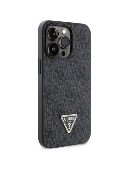 Guess Crossbody 4G Metal Logo dėklas, skirtas iPhone 13 Pro Max - juodas Guess Crossbody 4G Metal Logo dėklas, skirtas iPhone 13 Pro Max - juodas