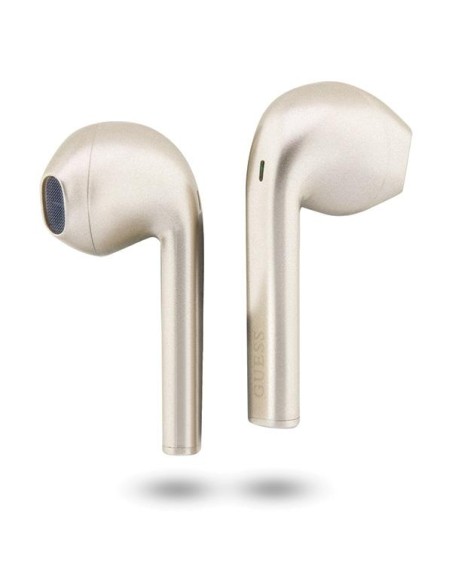 Guess Classic EST Logo TWS Bluetooth ausinės + prijungimo stotelė - auksinė Guess Classic EST Logo TWS Bluetooth ausinės + prijungimo stotelė - auksinė