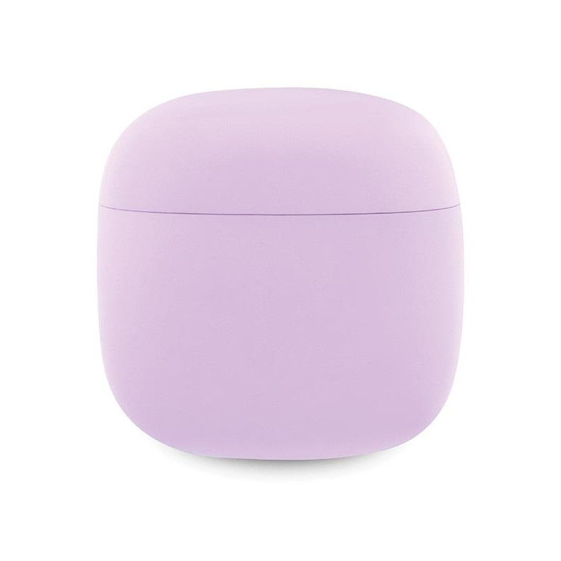Guess Classic EST Logo TWS Bluetooth ausinės + prijungimo stotelė - violetinė