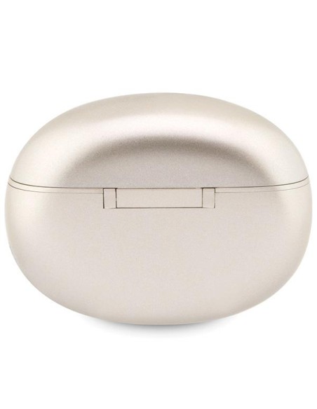 Guess Classic EST TWS Bluetooth ausinės + prijungimo stotelė - auksinė Guess Classic EST TWS Bluetooth ausinės + prijungimo stotelė - auksinė