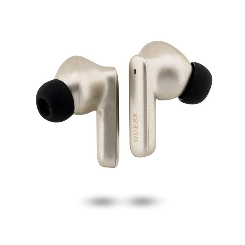 Guess Classic EST TWS Bluetooth ausinės + prijungimo stotelė - auksinė