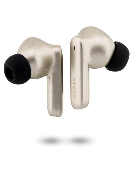 Guess Classic EST TWS Bluetooth ausinės + prijungimo stotelė - auksinė Guess Classic EST TWS Bluetooth ausinės + prijungimo stotelė - auksinė