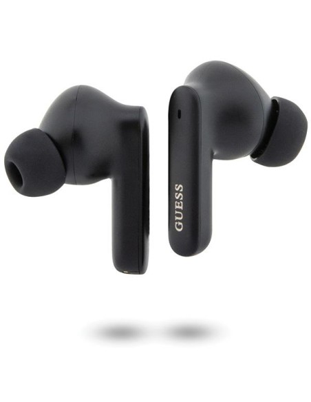 Guess Classic EST TWS Bluetooth ausinės + prijungimo stotelė - juoda Guess Classic EST TWS Bluetooth ausinės + prijungimo stotelė - juoda
