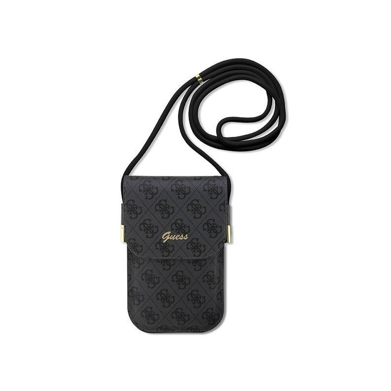 Guess 4G Metal Script Logo rankinė - juoda Guess 4G Metal Script Logo rankinė - juoda