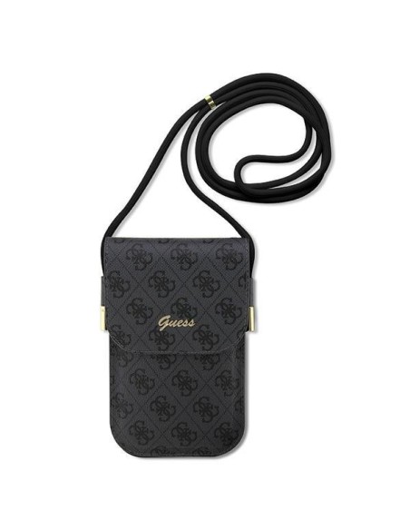 Guess 4G Metal Script Logo rankinė - juoda Guess 4G Metal Script Logo rankinė - juoda