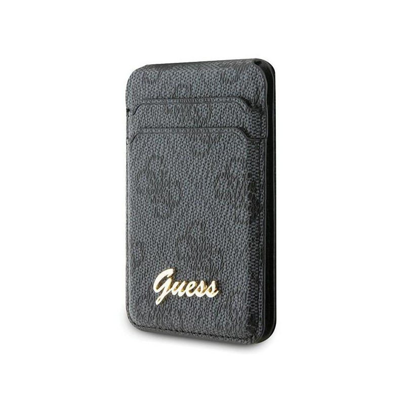 Guess MagSafe 4G Classic Logo magnetinė piniginė - juoda Guess MagSafe 4G Classic Logo magnetinė piniginė - juoda