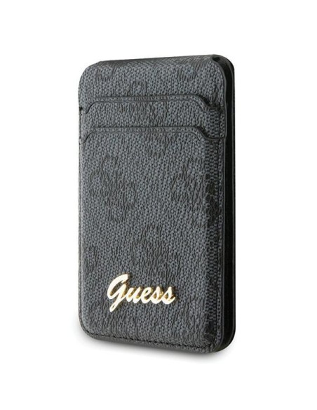 Guess MagSafe 4G Classic Logo magnetinė piniginė - juoda Guess MagSafe 4G Classic Logo magnetinė piniginė - juoda