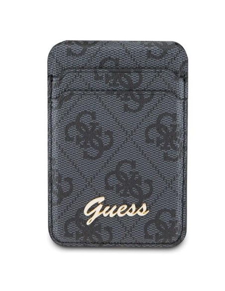 Guess MagSafe 4G Classic Logo magnetinė piniginė - juoda Guess MagSafe 4G Classic Logo magnetinė piniginė - juoda