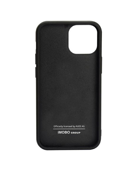 Audi Carbon Fiber dėklas iPhone 13 Pro Max - juodas Audi Carbon Fiber dėklas iPhone 13 Pro Max - juodas