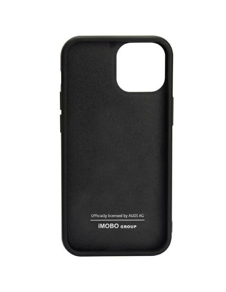 Audi Carbon Fiber dėklas iPhone 14 Pro Max - juodas Audi Carbon Fiber dėklas iPhone 14 Pro Max - juodas