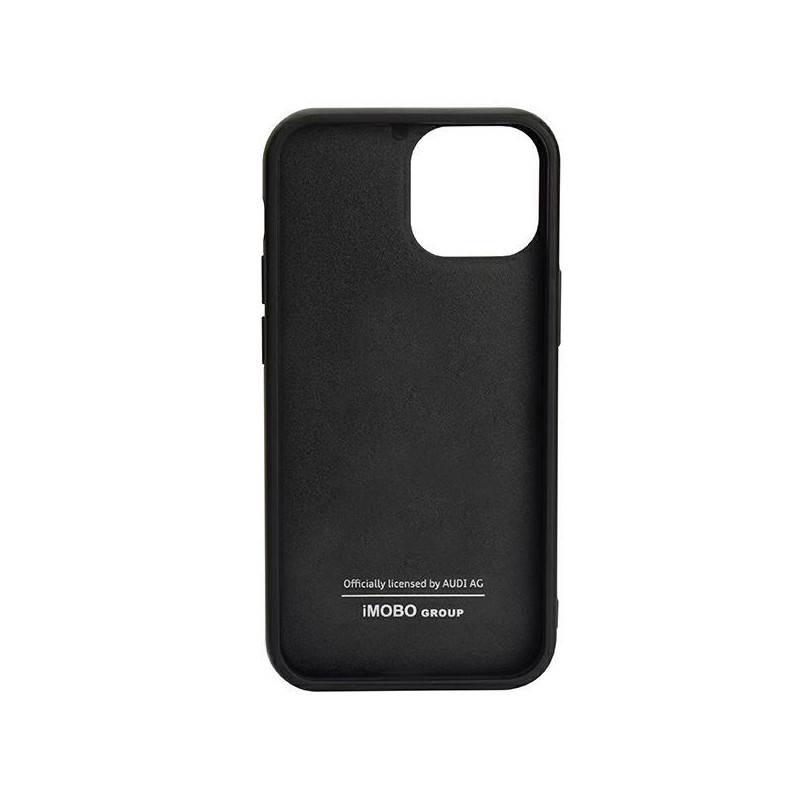 Audi Carbon Fibre Stripe dėklas iPhone 13 Pro Max - juodas