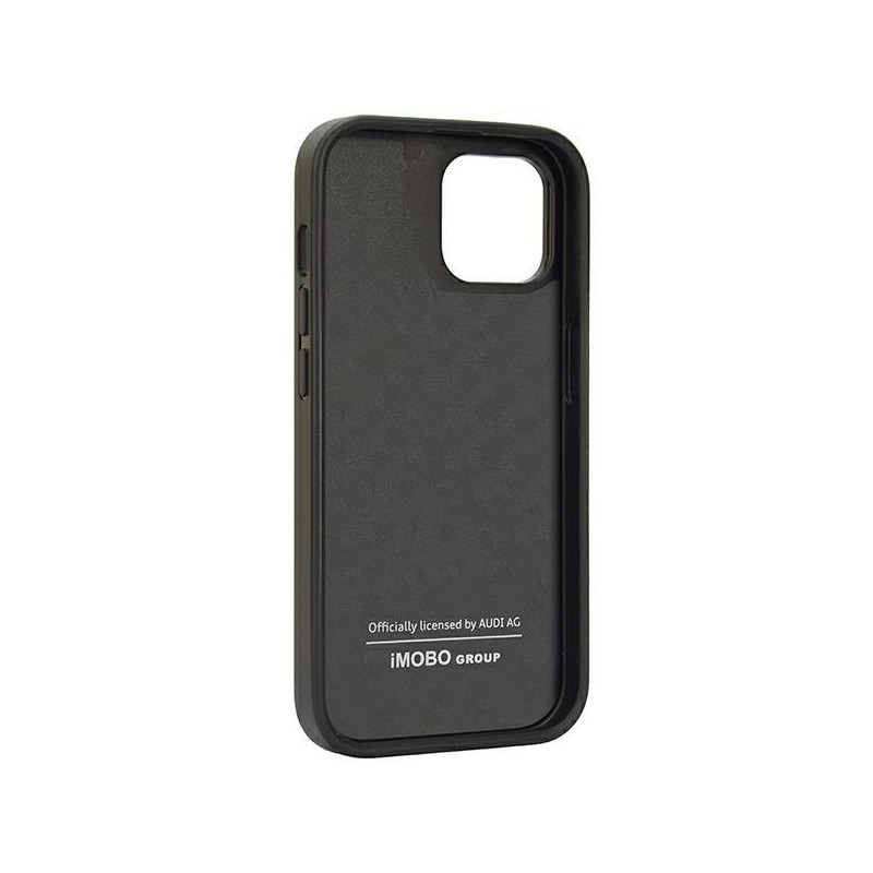 Audi Carbon Fibre Stripe dėklas iPhone 14 - juodas