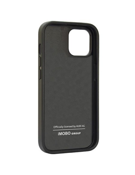 Audi Carbon Fibre Stripe dėklas iPhone 14 - juodas Audi Carbon Fibre Stripe dėklas iPhone 14 - juodas