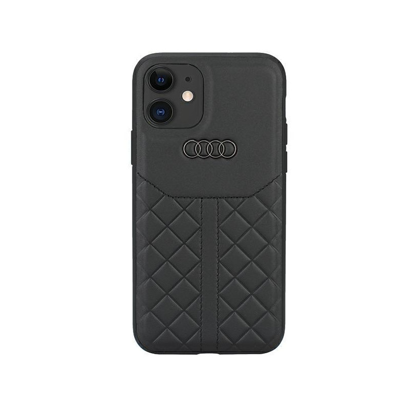 Audi tikros odos dėklas iPhone 11 / Xr - juodas