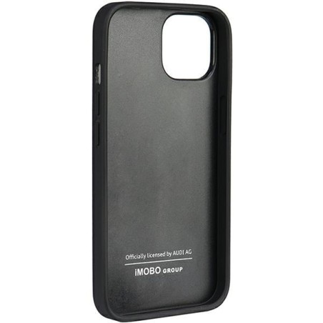 Audi tikros odos dėklas iPhone 12 / iPhone 12 Pro - juodas Audi tikros odos dėklas iPhone 12 / iPhone 12 Pro - juodas