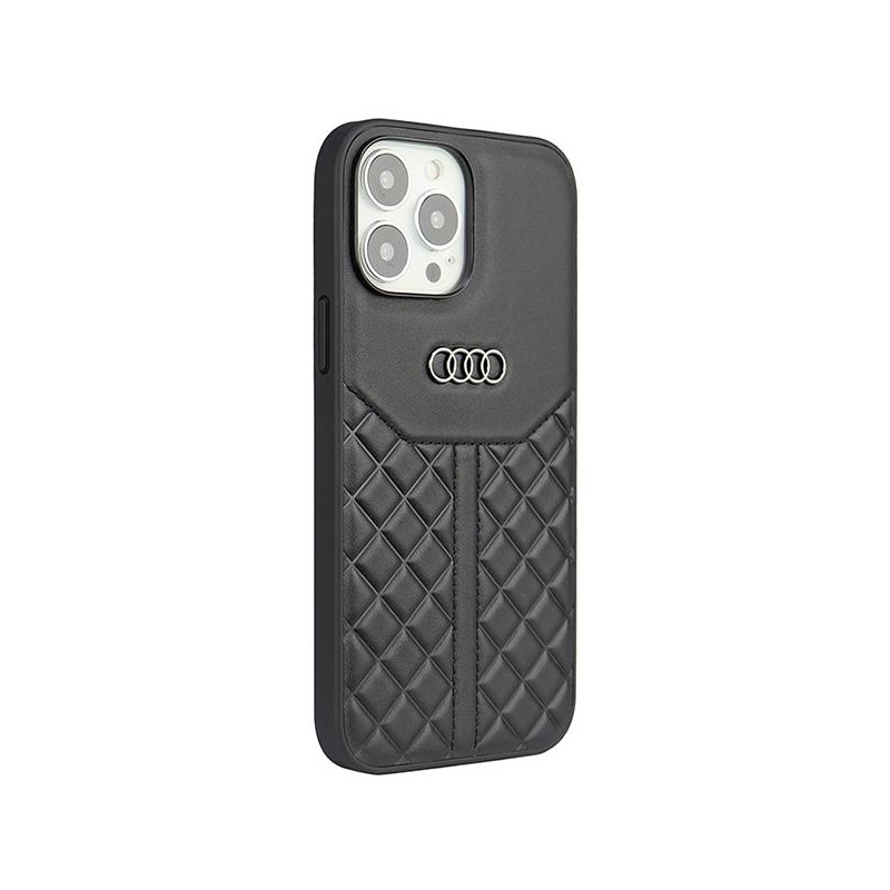 Audi tikros odos dėklas iPhone 13 Pro Max - juodas