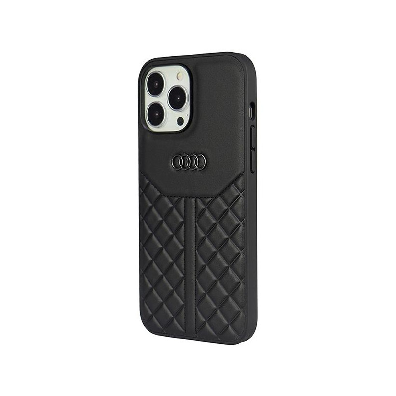 Audi tikros odos dėklas iPhone 13 Pro Max - juodas