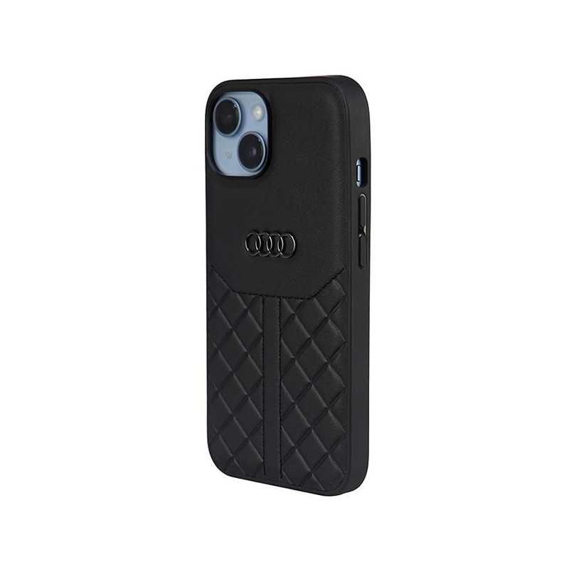 Audi tikros odos dėklas iPhone 14 - juodas