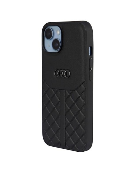 Audi tikros odos dėklas iPhone 14 - juodas