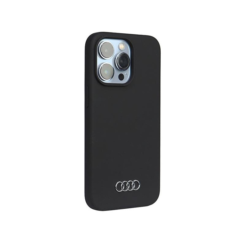 Audi silikoninis dėklas iPhone 13 Pro / iPhone 13 - juodas