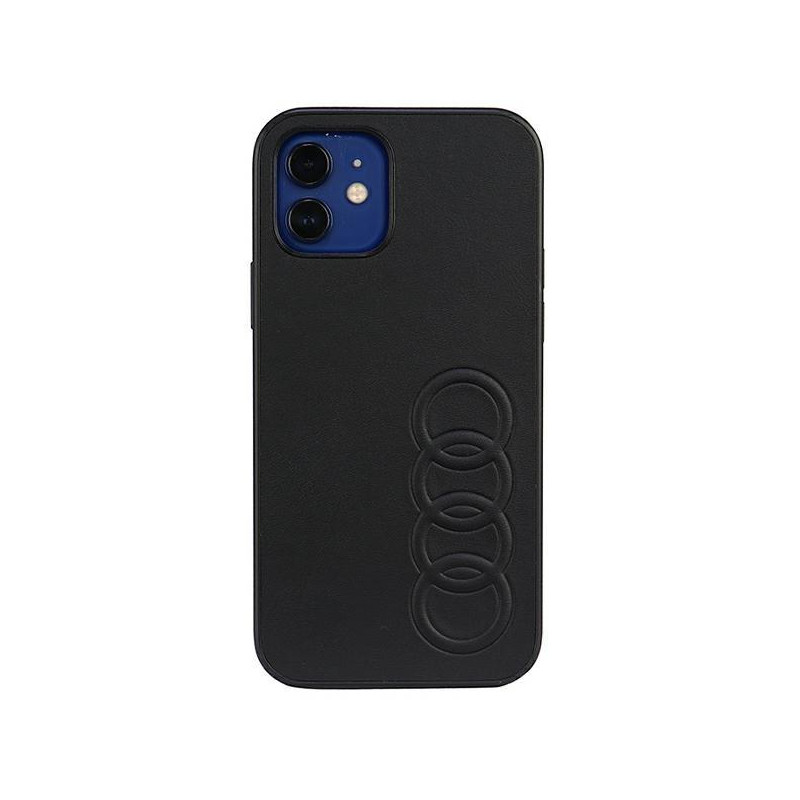 Audi sintetinės odos dėklas iPhone 11 Pro - juodas Audi sintetinės odos dėklas iPhone 11 Pro - juodas