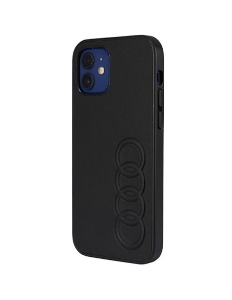 Audi sintetinės odos dėklas iPhone 11 Pro - juodas Audi sintetinės odos dėklas iPhone 11 Pro - juodas