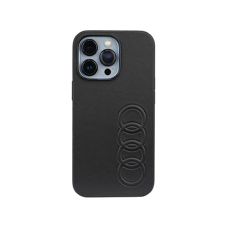 Audi sintetinės odos dėklas iPhone 13 Pro / iPhone 13 - juodas