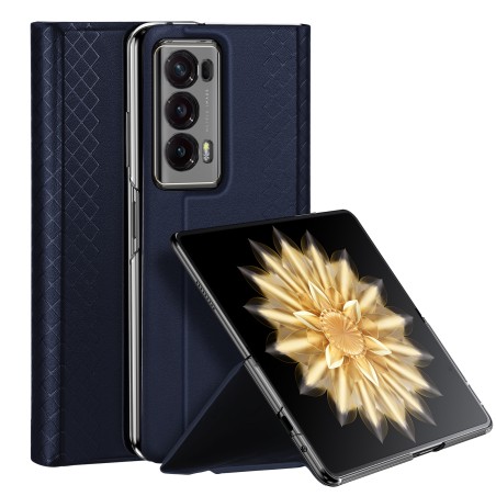Dux Ducis Bril odinis dėklas su stovu ir pinigine Honor Magic V2 - mėlynas Dux Ducis Bril odinis dėklas su stovu ir pinigine Honor Magic V2 - mėlynas