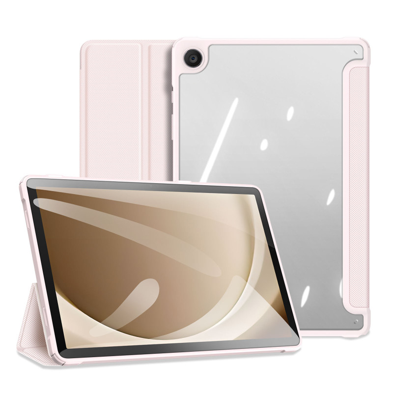 Dux Ducis Toby dėklas su atverčiamu stovu Samsung Galaxy Tab A9+ - rožinė