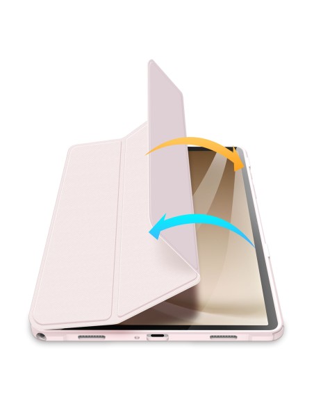 Dux Ducis Toby dėklas su atverčiamu stovu Samsung Galaxy Tab A9+ - rožinė Dux Ducis Toby dėklas su atverčiamu stovu Samsung Galaxy Tab A9+ - rožinė
