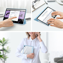 Dux Ducis Toby dėklas su atverčiamu stovu Samsung Galaxy Tab A9+ - mėlynas