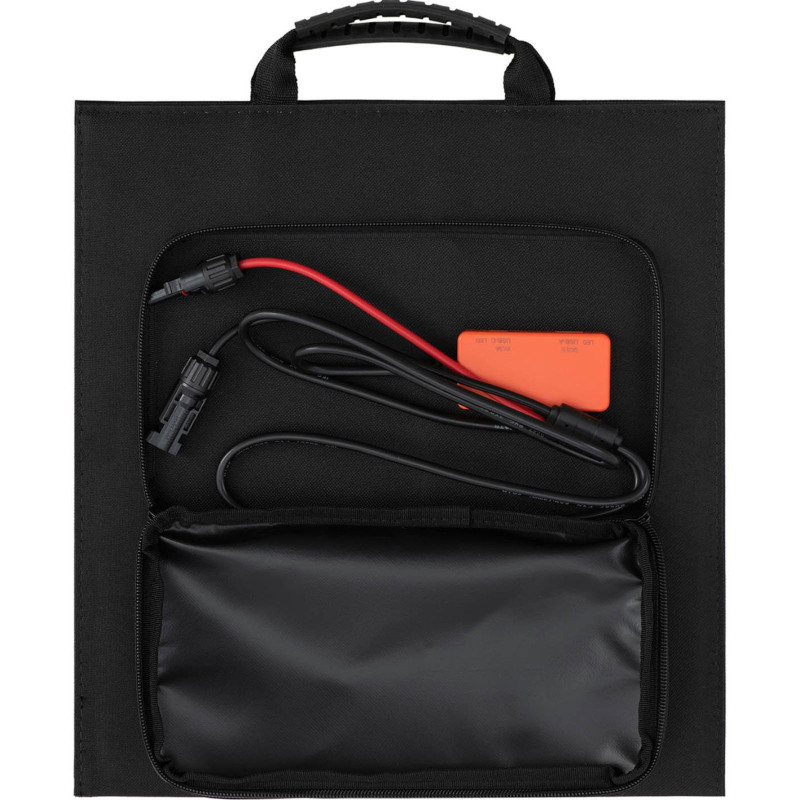 Saulės įkroviklis saulės baterijos sulankstomas turistinis kempingas 2 x USB 40 W