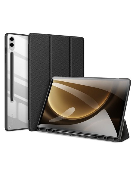 Dux Ducis Toby dėklas su atverčiamu stovu Samsung Galaxy Tab S9 FE Plus - juodas Dux Ducis Toby dėklas su atverčiamu stovu Samsung Galaxy Tab S9 FE Plus - juodas